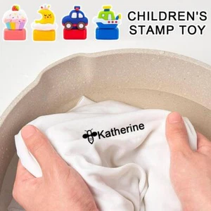 Childrens Cute Custom Waterproof Clothing Name Seal еω Uniform For Student V2Q4 - Foto 1 di 20