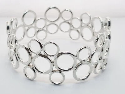 Links of London 20/20 bangle wide bracelet sterling silver Small NEW - Image 1 of 4