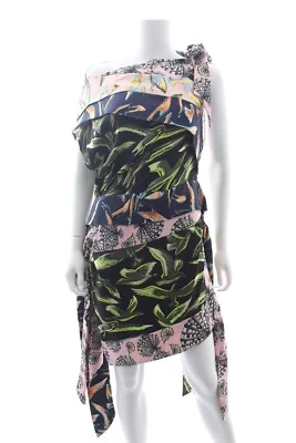 Mini Vestido Emilio Pucci Corbatas Paneladas Estampado Seda / Multi / PVP: £1,620.00 Foto 1 de 4