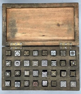 Gramophone HMV Stamp Dies Music Advertising production 30’s 40’s RARE Cased Set - Picture 1 of 23