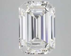 Lab Grown 6.01 Ct EMERALD Cut IGI Certified CVD Diamond G Color VS2 Clarity - Picture 1 of 12