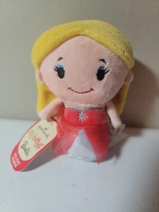 New with tags Hallmark Itty Bittys Holiday Barbie 4.5" Bean Bag Plush -FREE SHIP - Picture 1 of 4