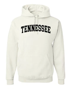 State of Tennessee College Style Black Fashion Unisex Hoodie Sweatshirt - Picture 1 of 3