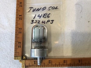 Tung-Sol 14B6 VACUUM TUBE Used Untested - Picture 1 of 2
