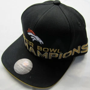 Neu mit Etikett NFL Denver Broncos Super Bowl 50 Champs Jugendmütze verstellbar Einheitsgröße Druckknopflasche - Bild 1 von 6