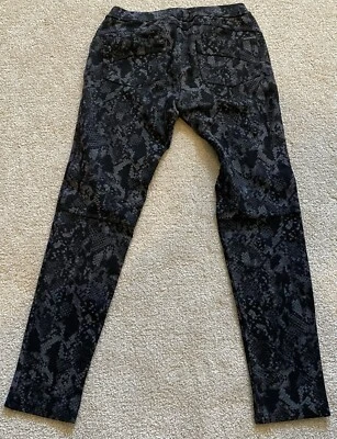 Sanctuary Leggings Size Large Stretch Pants Black & Gray Abstract Design EUC - Image 1 of 4
