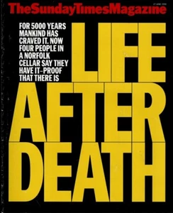 Sunday Times ERIC CLAPTON Lucianne Goldberg Jill Sinclair Nicky Haslam Afterlife - Picture 1 of 1