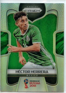 2018 Panini Prizm World Cup HOLO SILVER Parallel #134 Hector Herrera - Mexico - Picture 1 of 2