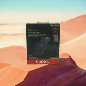 SanDisk Extreme Portable - SSD 1TB Up to 1050MB/s USB-C Solid State Drive. - Picture 1 of 7