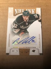 2013-14 Panini Contenders NHL Ink Gold #INN Nino Niederreiter 9/25