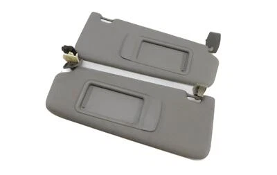 2010-2016 BMW 528i 535i 550i (F10) FRONT LEFT & RIGHT SUNVISOR SHADE SET (GREY) - Image 1 of 4