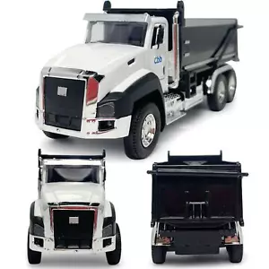 1:50 Pull Back Dump Engineering Truck Model Car Diecast Kids Toy Vehicle Gift r - Picture 1 of 15