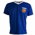 Deutsche Demokratische Est Germania DDR 1970's Rétro Calcio Maglia Uomo Top