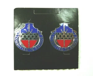 15th Personnel Services Battalion unit crest, DI, DUI, hallmarked G-23, set/2 - Picture 1 of 1