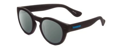 Havaianas TRANCOSO/M Round Polarized Sunglasses in Black 49 mm CHOOSE LENS COLOR - Image 1 of 4
