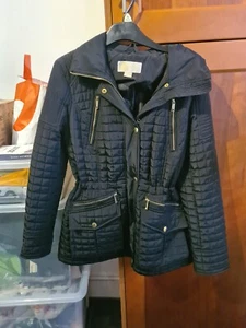 MICHAEL KORS Black Padded Jacket UK S  Genuine Designer Coat  - Picture 1 of 9