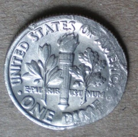 ERROR ROOSEVELT DIME 1981-P Cover