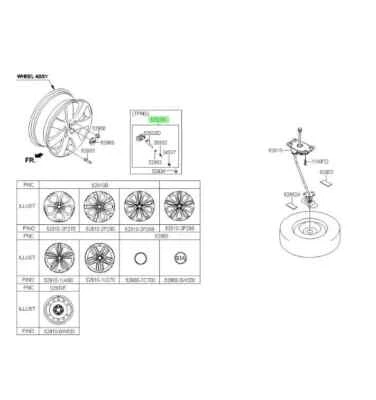 NOVO OEM 2013-2016 KIA CADENZA 2013-2015 OPTIMA VALVE TPMS 52940 A4100 - Imagem 1 de 4