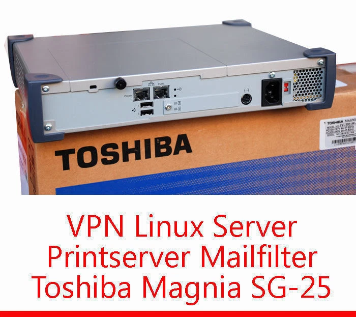 Toshiba Vpn Server Magnia SG25 Stampa/Proxyserver Firewall Mailfilter SG25 MM - Immagine 1 di 1