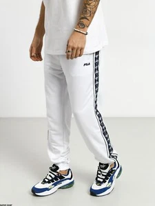 PANTALONE TUTA UOMO FILA RALRH TRACK PANTS 687164 M67 BIANCO ORIGINALE AI - Bild 1 von 4