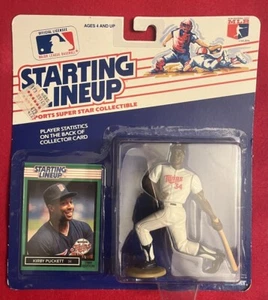 Kenner 1989 alineación inicial MLB Kirby Puckett coleccionable nuevo en caja L@@K - Imagen 1 de 2
