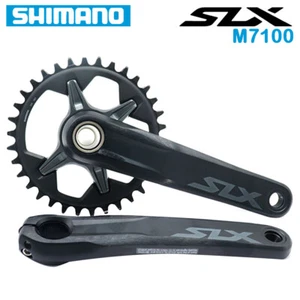Shimano SLX FC-M7100 Guarnitura MTB 12 velocità 170 mm 175 mm 32T 34T Ruota catena manovella - Foto 1 di 9