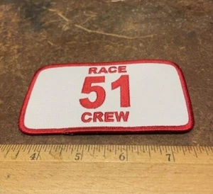 Race Crew 51 Embroidered Patch (NOS) - Picture 1 of 6