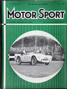Motor Sport Magazine April 1959 - Imagen 1 de 2