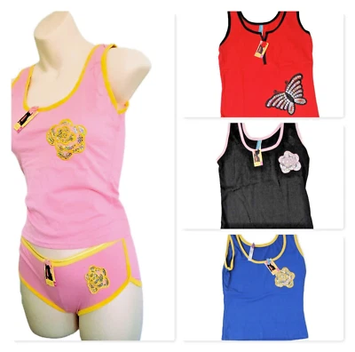 Femina Women's Camisole Sleepwear Set – Cami & Boyshort Panty, Juniors Fit - Image 1 of 4