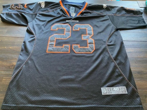 NFL Denver Broncos Willis McGahee Mens Nike Stitched Alternate Jersey- Sz 48 Cover