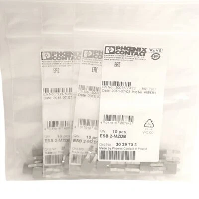 Lot of 30 Phoenix Contact 3029703 Insertion Bridges, 2-Position, 6.2mm Pitch - Image 1 of 4