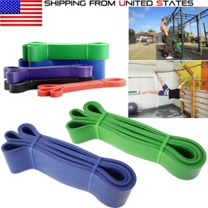 Resistance Bands 2 Set Pull up Loop for Gym Exercise Heavy Duty Fitness Workout - Picture 1 of 14