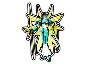 #2294 Ofanimon Digital Monstruo Pegatina Impermeable Vinilo Troquelado Calcomanía Coche Laptop - Imagen 1 de 1