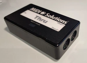 MIDI Solutions Thru In box with manual - Picture 1 of 3