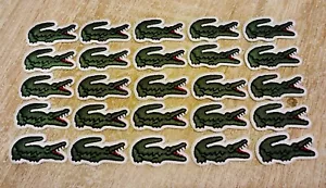 Patch, Logo, Écusson Crocodile Lacoste X25 (Thermocollant Ou à Coudre) - Imagen 1 de 3