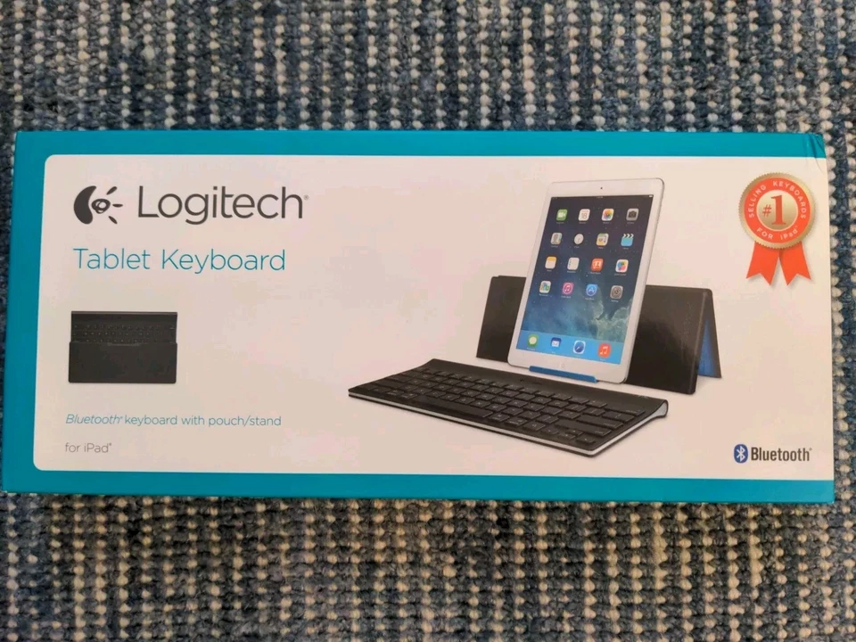 Logitech Tablet Keyboard - Bluetooth With Pouch Stand - For iPad - Image 1 of 4