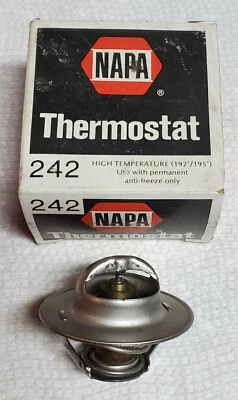 Termostato de alta temperatura Napa 242 192-195 grados 1976-81 Plymouth Arrow 71-81 Dodge Foto 1 de 2