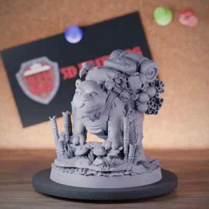 Panda Explorer Miniature Cute Animal Dungeons and Dragons Mini DnD 5e TTRPG - Picture 1 of 8