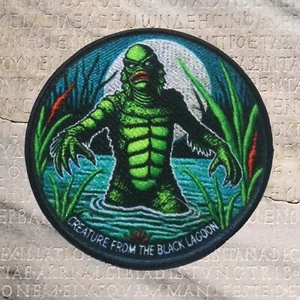 Creature from the Black Lagoon Classic Horror Patch Sci-Fi Monster Movie Iron-On - Picture 1 of 23