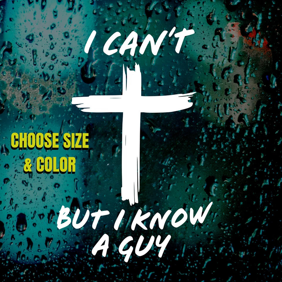 Calcomanía adhesiva de vinilo Jesús Pez Dios religioso cristiano coche camión ventana computadora portátil. Foto 1 de 4