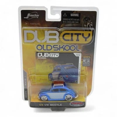 Jada Toys Dub City Old Skool 59 VW Beetle 1:64 Die-Cast Model New In Packaging - Image 1 of 4