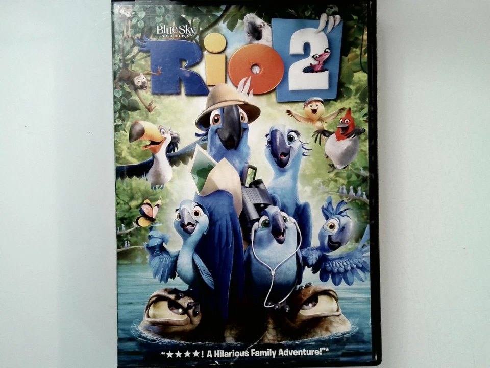 Rio 2 DVD 2014 Animated Family Comedy Anne Hathaway Jesse Eisenberg Foto 1 de 2