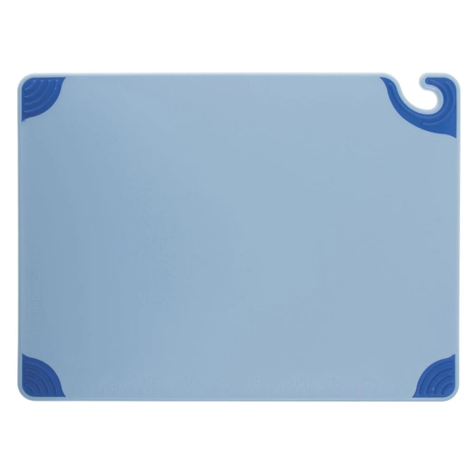 San Jamar CBG182412BL Saf-t-grip 18 X 24 Blue Cutting Board