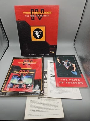 Wing Commander IV 4: The Price of Freedom PC Big Box Strategy Manuals *no Disk*  - Image 1 of 4