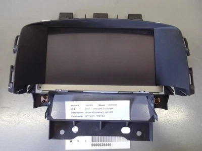 Unidade de tela de exibição de informações 22851302 compatível com 2012-2016 Buick Verano 70004 - Imagem 1 de 4