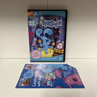 Blue’s Clues Bluestock DVD+Insert Paper Good Condition DVD Nick Jr - Image 1 of 4