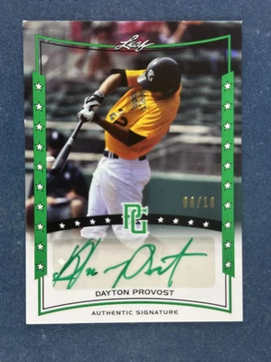 2014 Leaf Green Dayton Provost Autograph Cowboys /10 - Image 1 of 2