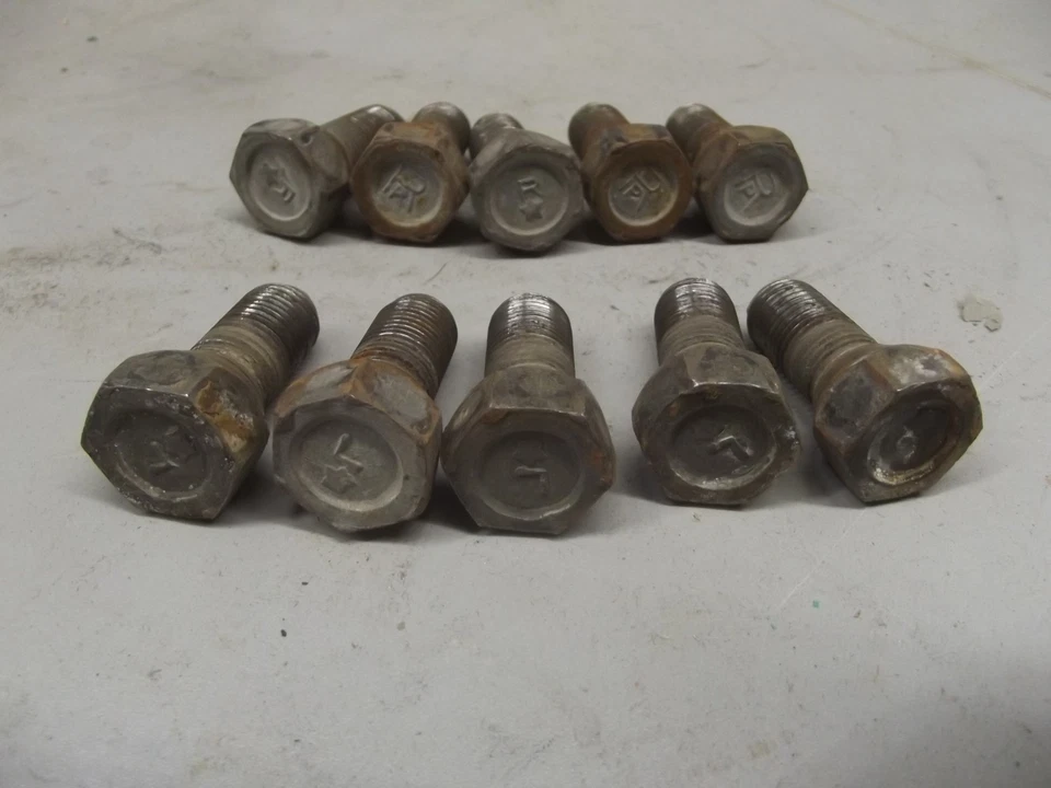 1954 CHRYSLER NEW YORKER DELUXE SEDAN mopar LUG BOLTS 1953 1952 1951 LEFT AND RT - Image 1 of 4