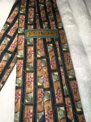 Corbata de hombre Designer J Garcia Collection 100 % seda floral  Foto 1 de 2