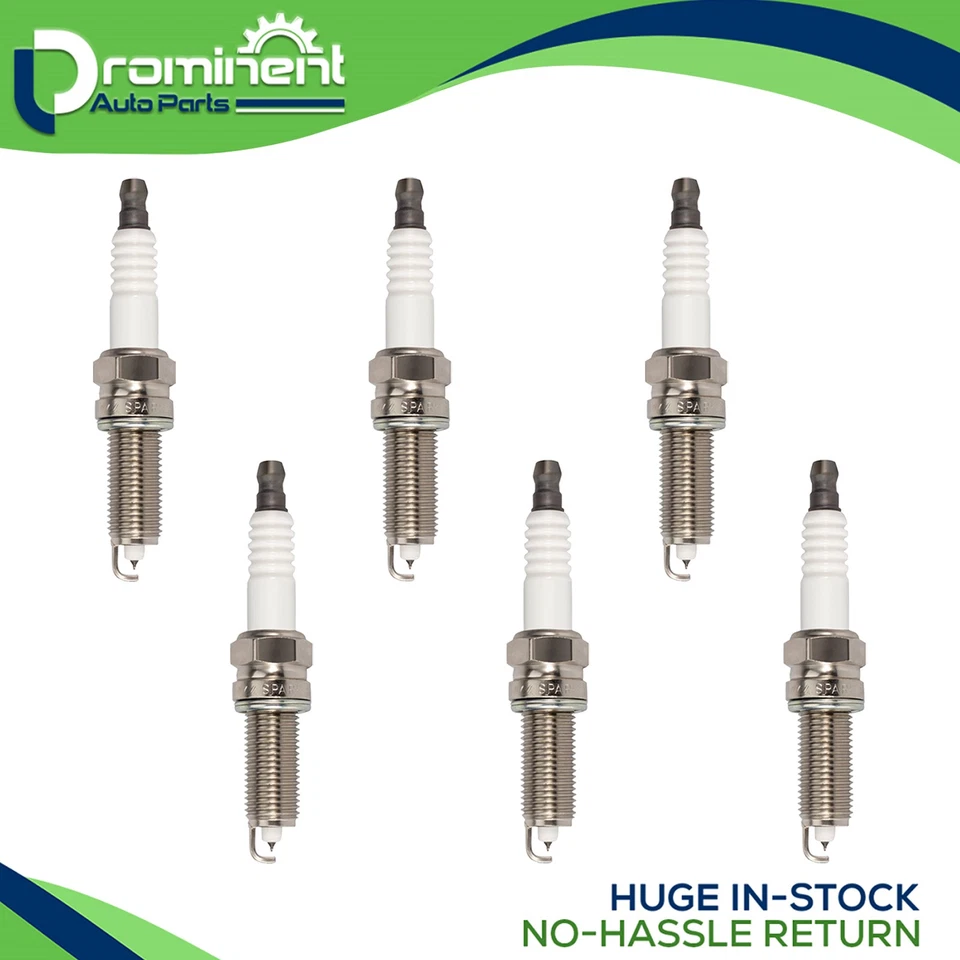 6PCS Iridium Spark Plugs for 2017-2020 Genesis G70 G80 G90 Replace RER8WMPB 9409 - Image 1 of 4